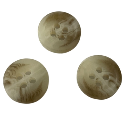 Bottoni di Horn d'imitazione di plastica del cappotto delle donne un ODM di 5/8&quot; 4 di fori