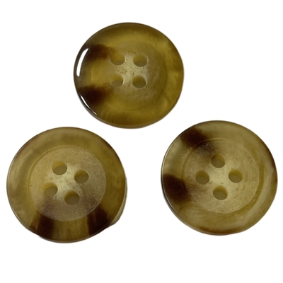 uso di plastica di colore del ODM di 3/4&quot; quattro del foro di falsificazione di Horn di bottoni di cappotto per il maglione del cappotto