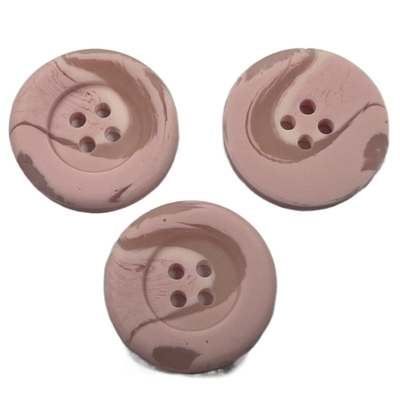 uso rosa di plastica di colore di 3/4&quot; 4 del foro di bottoni del cappotto per il maglione del cappotto delle donne
