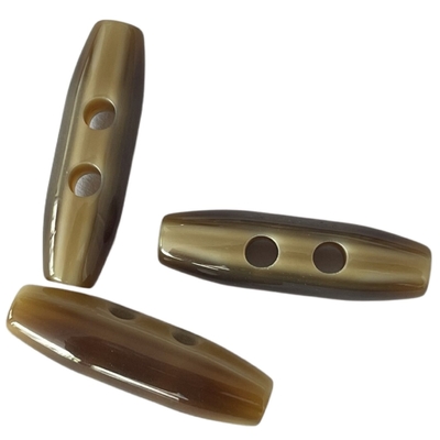 2 fori hanno protetto il cappotto ovale Horn del cavicchio di forma abbottona l'uso sul cappotto del maglione del rivestimento