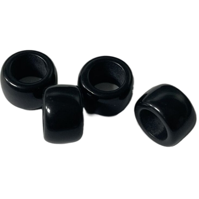 il cavo di plastica 1-Holes conclude l'uso del ODM del nero 16L per le maglie con cappuccio del rivestimento del cappotto