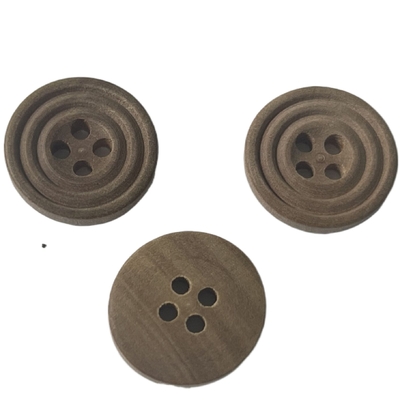 Il materiale naturale di legno reale amichevole di Eco abbottona l'uso 30L sul cappotto di cucito di lusso