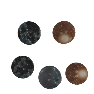 Foro naturale 0.2g di Shell Natural Material Buttons Two del modello per il cucito ed il lavoro manuale tricottare