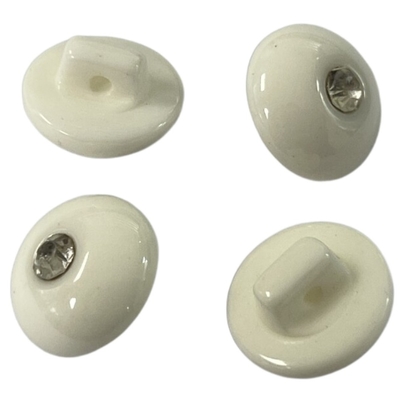 I bottoni della resina di plastica di Diamond On Face 18L del Faux in tondo fanno domanda per la camicia di cucito