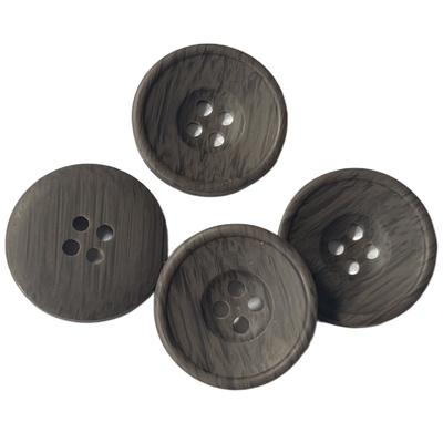 Il poliestere di legno d'imitazione abbottona i fori 32L 4 con poco Rim For Sewing
