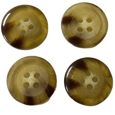 uso di plastica di colore del ODM di 3/4&quot; quattro del foro di falsificazione di Horn di bottoni di cappotto per il maglione del cappotto