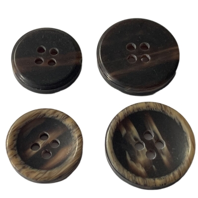 Servizio del ODM/OEM di effetto di legno di 4 dei fori del poliestere Faux 32L e 26L dei bottoni