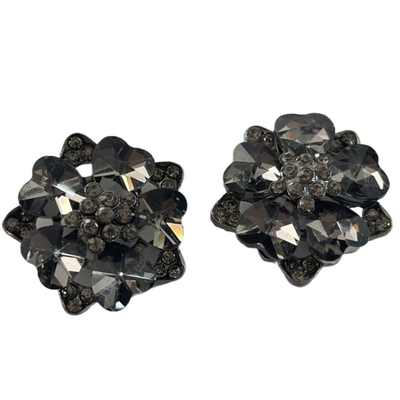 bottoni di stinco operati del metallo 40L 2.3g con il Faux Crystal Use Plastic Flower Buttons