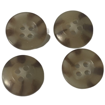 I bottoni beige dell'urea di colore 12mm usano sulla camicia uniforme dell'abbigliamento del vigile del fuoco