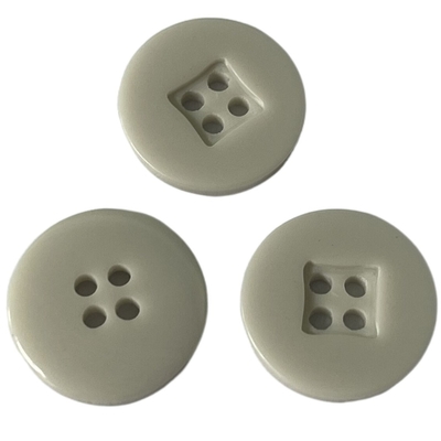 Luce quadrata Grey For Sewing del centro 28L dei bottoni della resina di plastica della camicia