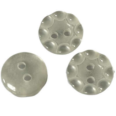 10mm un uso di plastica di 2 dei fori di Faux della perla bottoni di camicia sulle bluse dell'abbigliamento della camicia