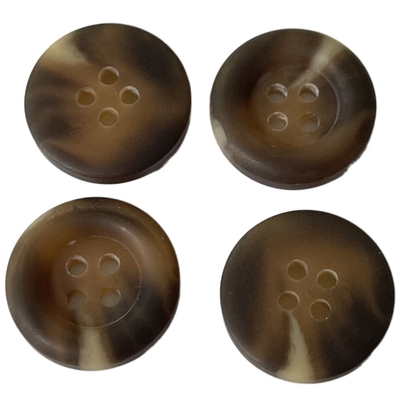 colore beige 17L con il ODM di Rim Faux Horn Button per il rivestimento del cappotto del maglione