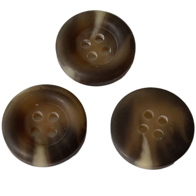 colore beige 17L con il ODM di Rim Faux Horn Button per il rivestimento del cappotto del maglione