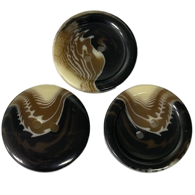Uso di plastica dei bottoni di cappotto della roccia d'imitazione 4Holes 25mm per il maglione del rivestimento del cappotto