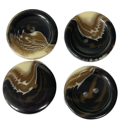 Uso di plastica dei bottoni di cappotto della roccia d'imitazione 4Holes 25mm per il maglione del rivestimento del cappotto