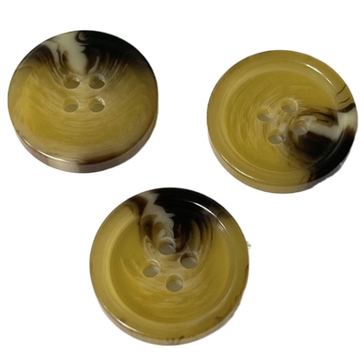 Il ODM Rim Yellow Color Fake Horn abbottona l'accessorio dell'indumento 30L