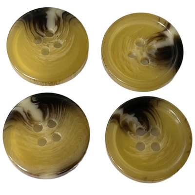 Il ODM Rim Yellow Color Fake Horn abbottona l'accessorio dell'indumento 30L