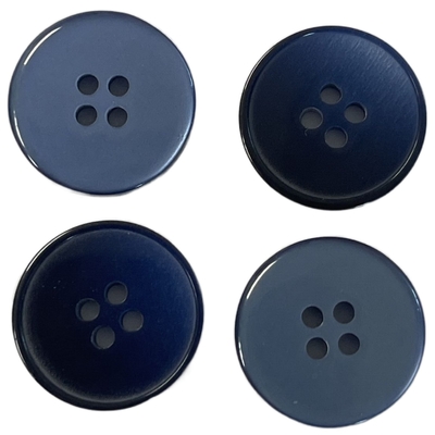 Bottoni fantasia per camicia Dark Navy 28L Con piccolo bordo Utilizzare su indumento